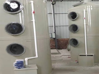 定制pp喷淋塔 酸雾净化塔 包设计安装施工验收图4