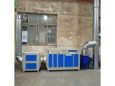 光氧活性炭一体机 喷漆房漆雾光解催化吸附箱 吹膜机除味净化器图3