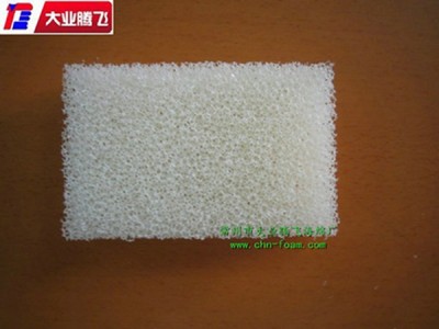 厂家生产大业腾飞白色开孔过滤泡棉