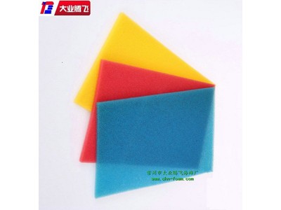 厂家生产大业腾飞黄色细孔泡棉片