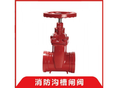 宁波水表厂消防用卡箍沟槽球墨铸铁软密封暗杆闸阀