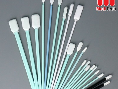 PS 聚酯布头防静电无尘净化工业擦拭棉签