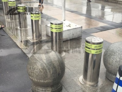 湖北路桩 伸缩挡车桩 升降桩 不锈钢升降柱图2