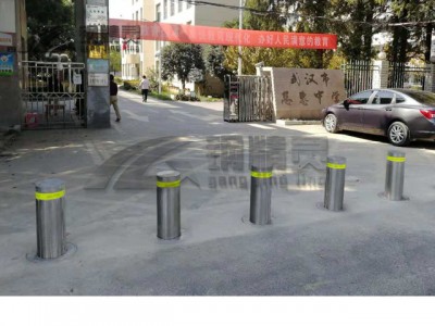 湖北防撞柱 预埋式路桩 阻车器路桩图1