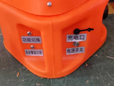 200瓦声光路锥报警器价格道路施工声光警示路锥图图2