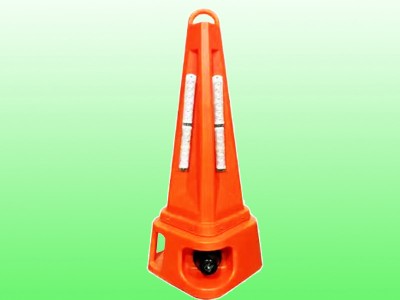 200瓦声光路锥报警器价格道路施工声光警示路锥图图3