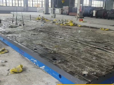 大型铸铁平台加工-多功能铸铁工作台设计-试验工作台生产厂家图2