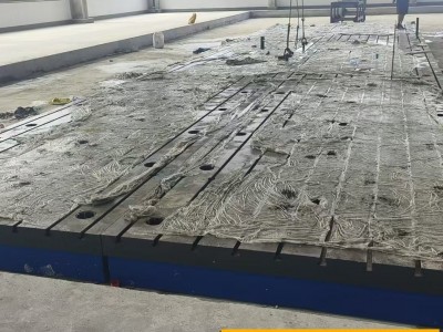 铸铁底座设计-试验铁底座加工-电机试验工作台生产厂家图2