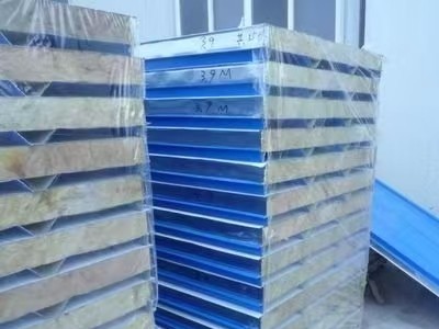 彩钢岩棉复合板耐火隔热板厂家报价图2