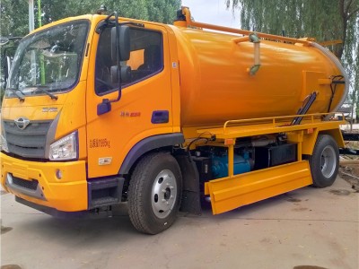 福田国六环卫10方吸污车山东厂家销售多少钱一辆价格