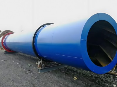 自动化竹子类脱水干燥设备滚筒式粮食烘干机图2