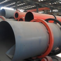 单筒热循环式树脂干燥设备滚筒木材烘干机