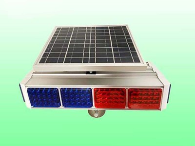 衡水太阳能四面爆闪灯 铝壳爆闪警示灯厂家直供图3