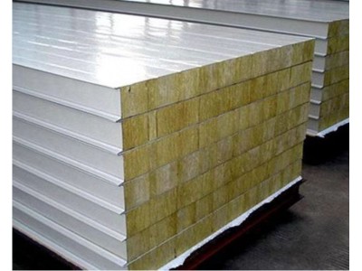 彩钢岩棉复合板非标尺寸定制加工