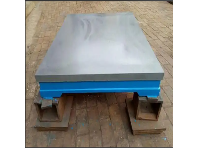 人工研磨铸铁平台制作@研磨铸铁工作台北重实体加工厂家图1