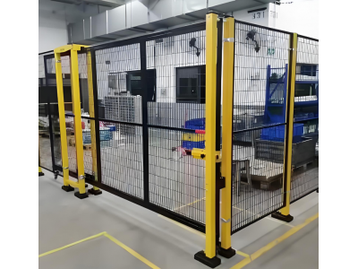 机器人围栏网车间机械设备隔离围栏机器人护栏厂家无缝车间隔离网