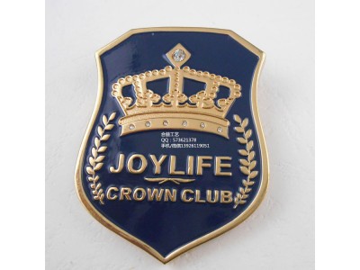 锌合金压铸徽章、立体工艺徽章、纪念襟章胸章厂家图2