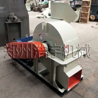 浩宇桃树果树废弃树枝子粉碎机自动进料碎木机