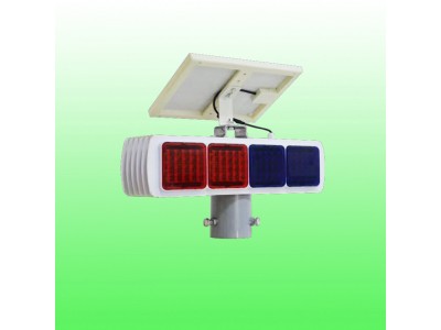 塑壳太阳能爆闪灯 太阳能红蓝爆闪灯交通设施厂家图3