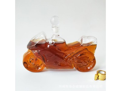 河间华企吹制十二生肖龙酒瓶高硼硅玻璃工艺酒瓶定制玻璃酒瓶厂家图3