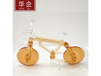 河北华企手工吹制玻璃酒器威士忌醒酒器十二生肖马酒瓶包装厂