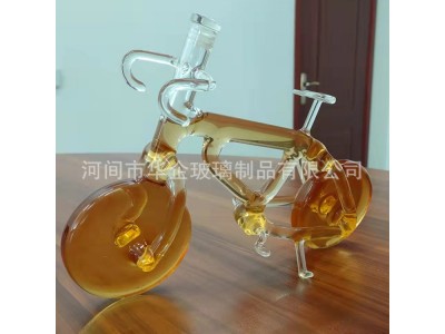 河北华企吹制异形酒瓶高硼硅玻璃工艺酒瓶定制红酒醒酒器包装厂家