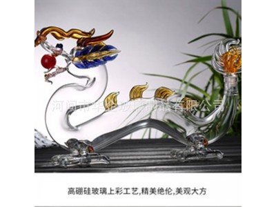 河北华企吹制异形酒瓶高硼硅玻璃工艺酒瓶定制红酒醒酒器包装厂家图3