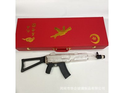 河北华企手工艺吹制骷髅头醒酒器高硼硅玻璃工艺酒瓶定制玻璃酒瓶图3