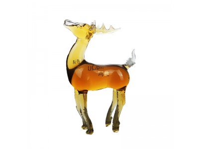 河北华企手工艺吹制玻璃酒瓶高硼硅玻璃工艺酒瓶定制玻璃泡酒瓶厂家图4