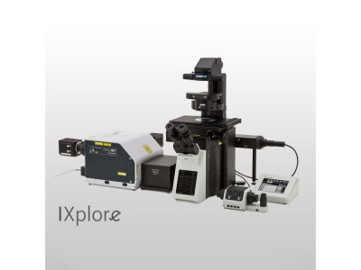 全电动倒置显微镜IXplore SpinSR超分辨率系统