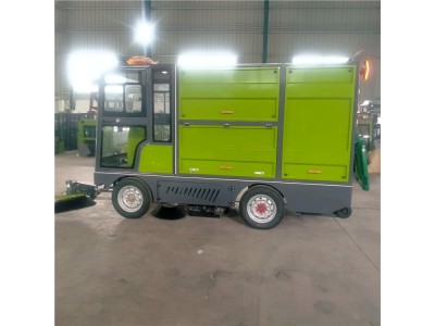 山东定做环卫两桶纯电动四轮扫地车价格多少钱台