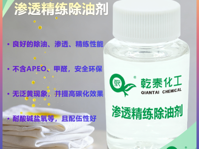 渗透精练除油剂 适用多种面料 快速乳化分散油污图1