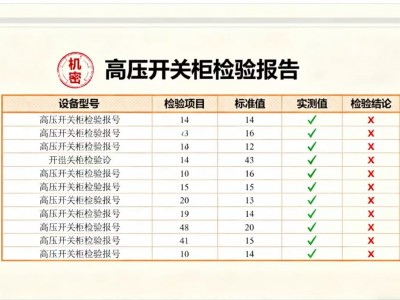 连云港高低压开关柜检测报告办理服务