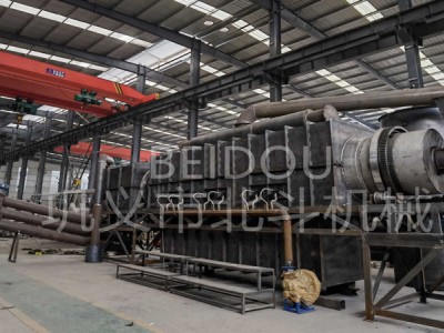 智能温控均匀碳化设备旋转滚筒咖啡渣炭化机图1