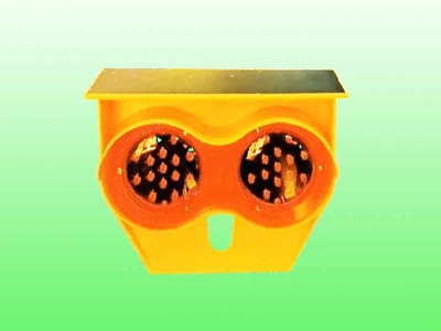 太阳能同频警示灯 波形护栏雾灯仿生猫眼诱导灯报价