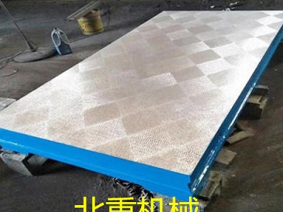 镗铣床工作台-镗床平台加工-落地平板铸造-北重实体商家
