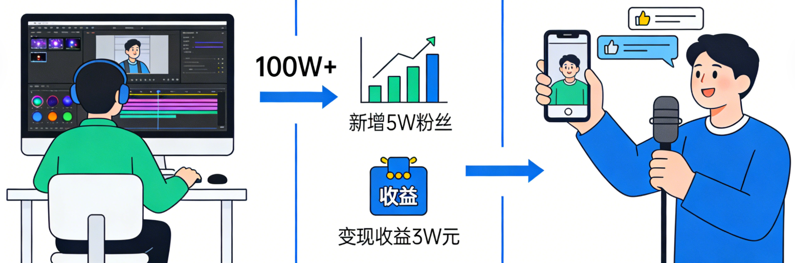 1万播放量抖音会自动给钱吗？播放量如何变现？收益转化核心策略：粉丝积累、广告合作与直播带货