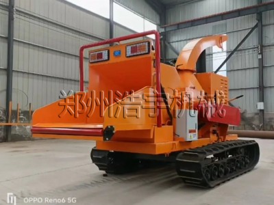 废弃带钉竹胶板破碎机多功能木糠粉碎机轮式柴油款