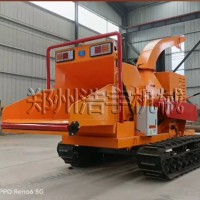 废弃带钉竹胶板破碎机多功能木糠粉碎机轮式柴油款