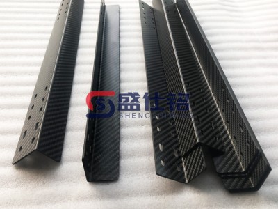 高强度抗压碳纤维型材 各种规格碳纤维制品L型管材图2