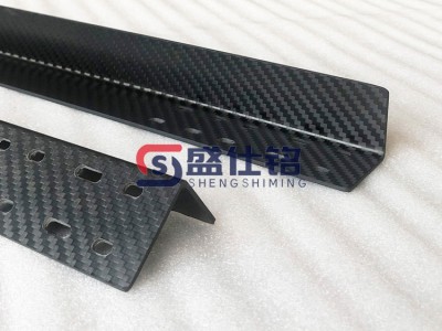 高强度抗压碳纤维型材 各种规格碳纤维制品L型管材图3