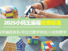 看完狠狠心动!2025深圳小码王编程收费标准一览