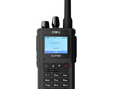 带屏幕数字模拟防水对讲机得力DLP568