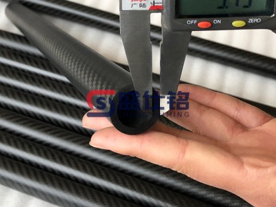 高强度碳纤维圆管 耐高温耐腐蚀 工业机械用