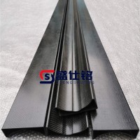 U形异形碳纤维板切割定制加工碳纤维