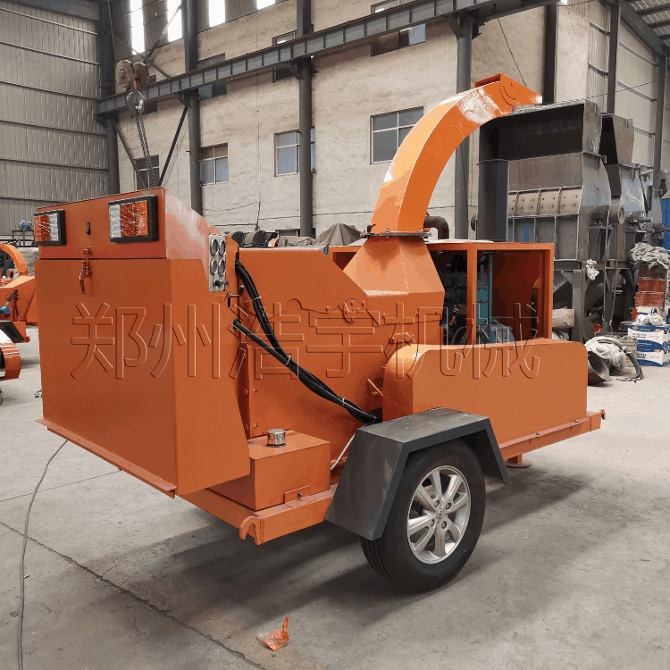 林场自走疫木粉碎机废木料细碎机干湿