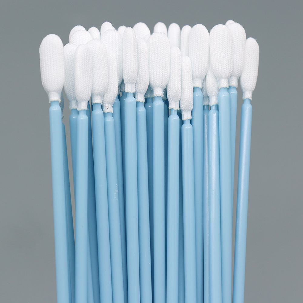 超细纤维布头ESD防静电无尘净化工业棉签清洁擦拭棒