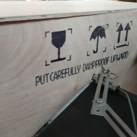 木箱喷印 在线式喷码机 图标喷印