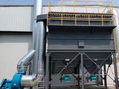 工业脉冲布袋除尘器生产厂家 多室设计可交替清灰 运行稳定图2