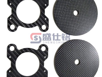 3K碳板cnc雕刻复合材料航模中心板无人机架切割碳纤维板加工定做